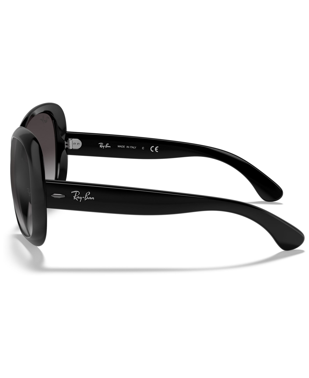 Shop Ray Ban Sunglasses, Rb4098 Jackie Ohh Ii In Black,grey Gradient