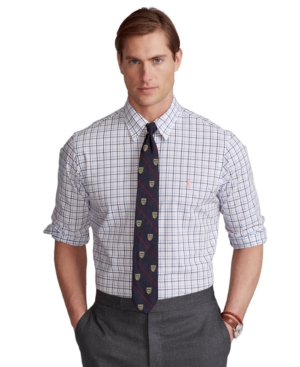 Polo Ralph Lauren Men's Classic-Fit Plaid Stretch Poplin Shirt
