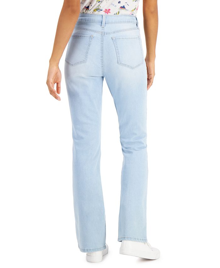 Style & Co High-Rise Curvy-Fit Bootcut Jeans, Created for Macy's ...