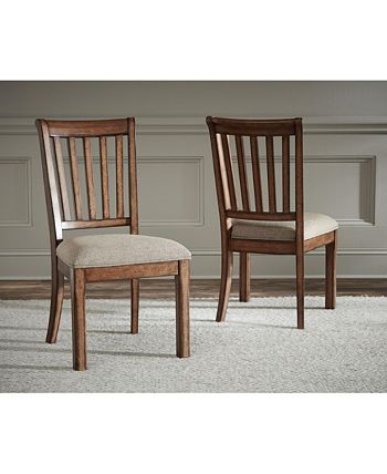 Slat back dining sale chair