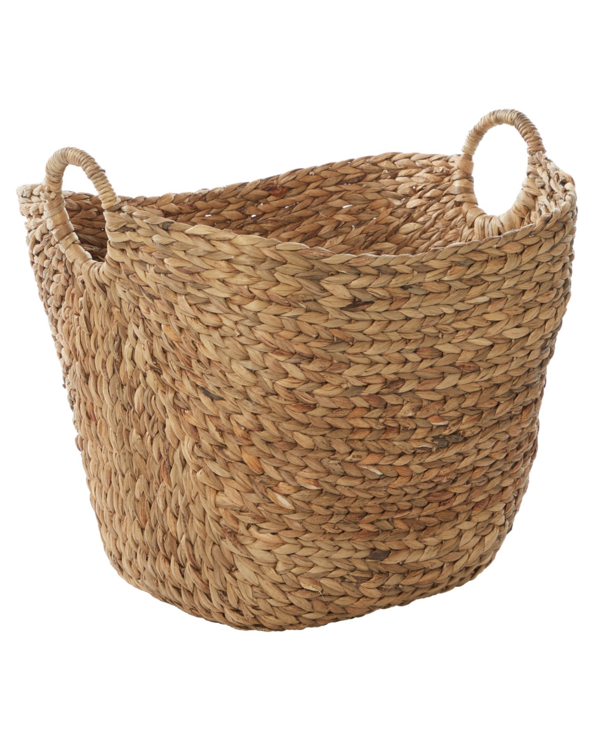 Brown Sea Grass Contemporary Storage Basket, 19 " x 20 " x 18 " - Brown