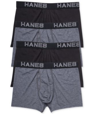 Hanes - Men's 4-Pk. Platinum Comfort Flex Fit Trunks