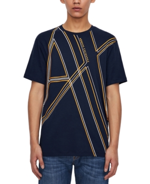 AX Armani Exchange Men's Neon Light Logo T-Shirt