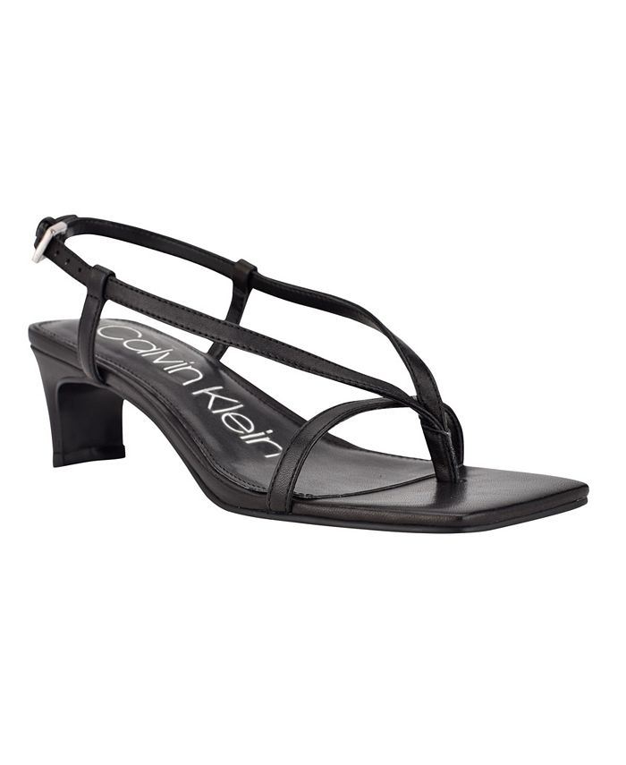 Calvin Klein Women's Willo Strappy Dress Sandals & Reviews - Sandals - Shoes  - Macy's