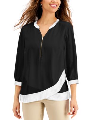 macy's ladies dressy tops