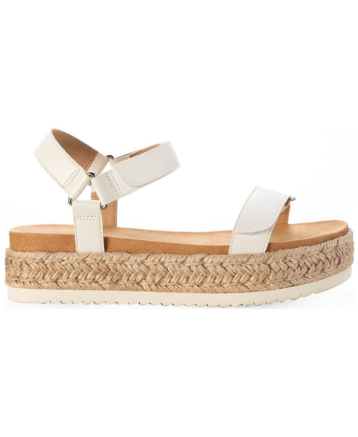 Sun + Stone Rylaan Wedge Sandals, Created for Macy's & Reviews ...