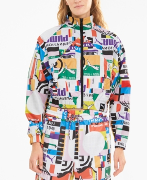 Puma Printed Zip-Front Track Jacket
