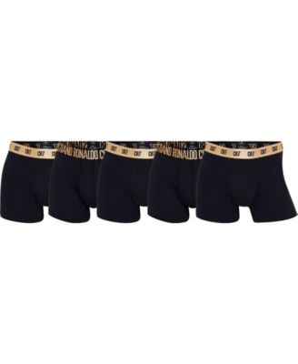 Cristiano Ronaldo Men's Trunk, Pack of 5 with Travel Bag