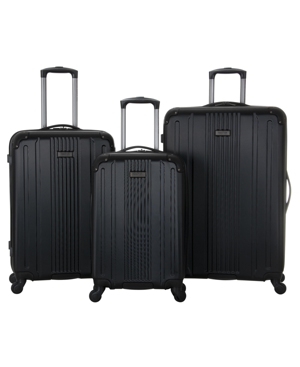 Kenneth Cole Reaction South Street 3-pc. Hardside Luggage Set, Created For Macy's In Black