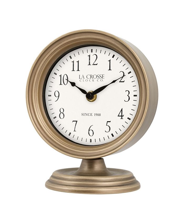 La Crosse Technology Clock 7" Mabel Table Top Quartz Clock Macy's