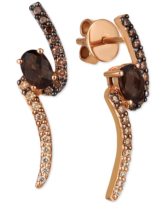 Jared chocolate on sale diamond earrings
