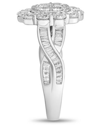Macy's - Diamond Engagement Ring (2 ct. t.w.) in 14K White Gold