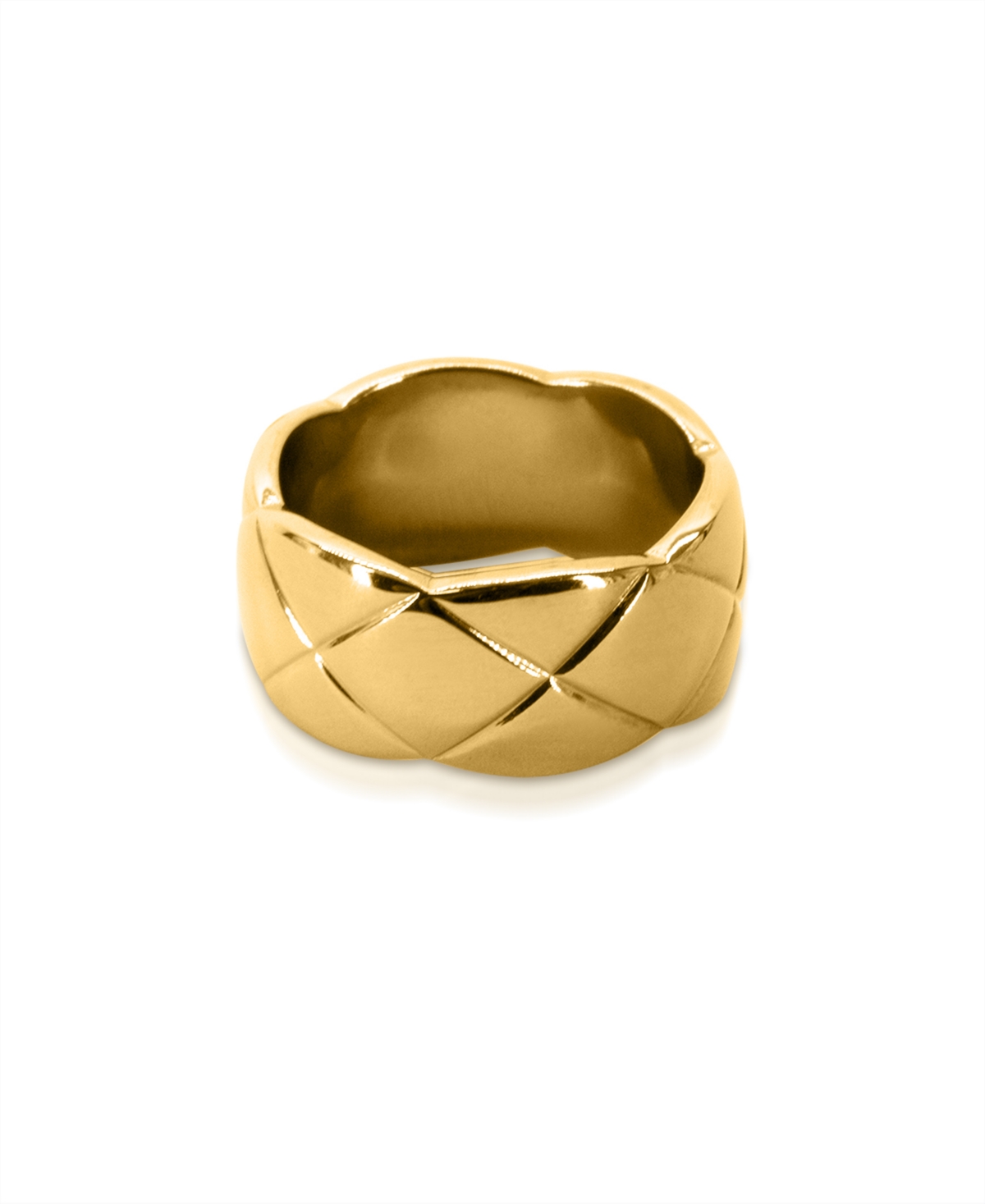 Nneoma 1/2" Ring in 18K Gold- Plated Brass - Gold Tone