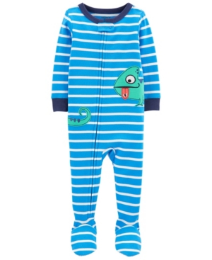 Baby Boys Chameleon Cotton Footie Pajamas