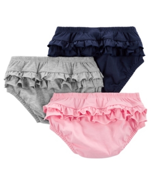 Baby Girls Ruffle Diaper Cover Set Pack of 3