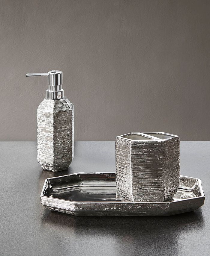 Décor Studio Angelica 3Pc. Bath Accessories Set with Gift Box Macy's