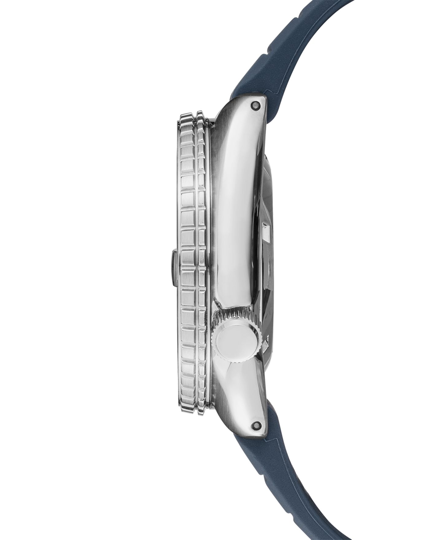 Мужские часы Seiko Automatic Prospex Diver, тёмно-синий силиконовый ремешок, 45 мм — фото 2