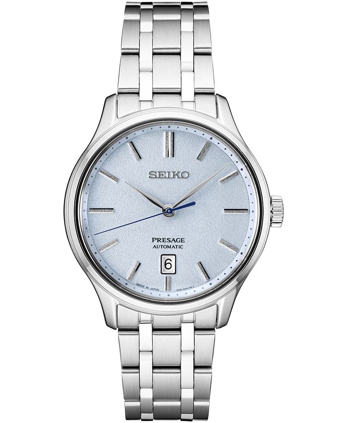Seiko Automatic Presage Stainless Steel Watch - Macy's