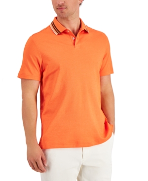Tasso Elba Men's Supima Blend Tipped Polo Created for Macy's