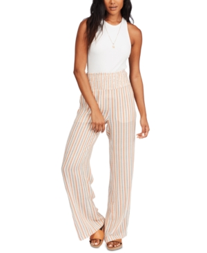 Billabong Juniors' New Wave Striped Wide-Leg Pants