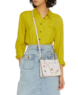 COACH The Coach Originals Willis Garden Embroidered Leather Satchel