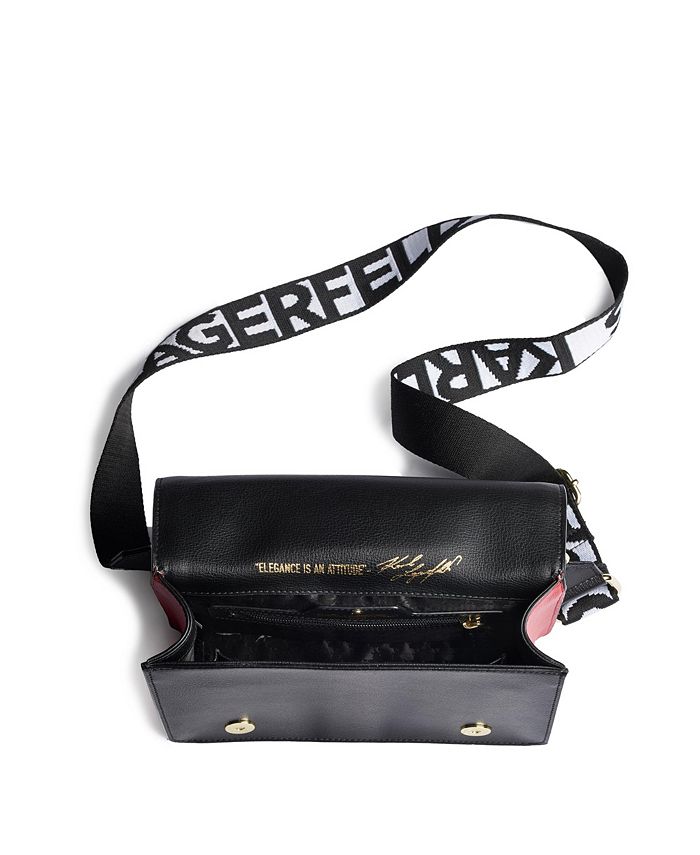 KARL LAGERFELD PARIS Simone Flap Crossbody Macy's