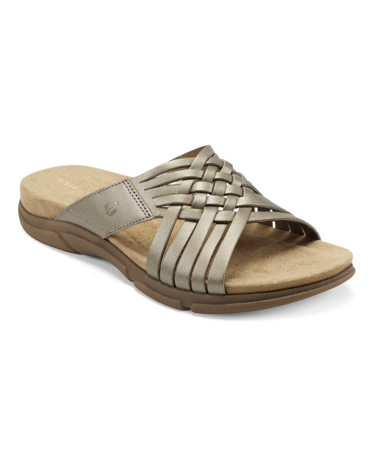 Easy Spirit Meadow Womens Leather Slip On Huarache Sandals