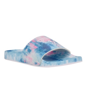 Guess Women's Savan Pool Slide Flat Sandals Women's Shoes