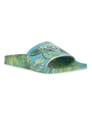Guess Women's Savan Pool Slide Flat Sandals Women's Shoes