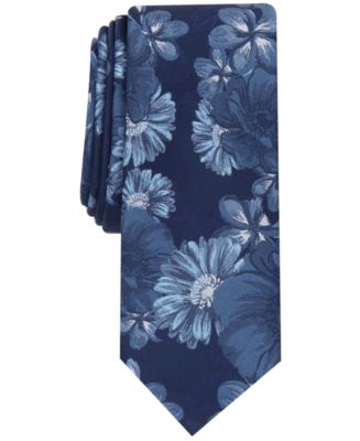 Bar III Men's Glencoe Floral Slim Tie, Created for Macy's - Macy's