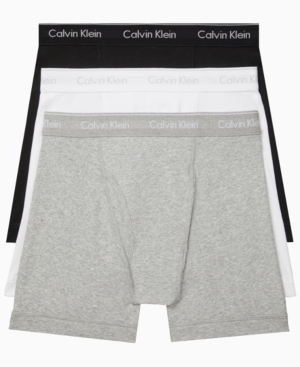 Calvin Klein Men's Big & Tall Cotton Classics 3 Pack Boxer Brief
