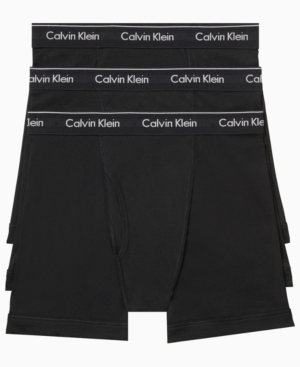 Calvin Klein Men's Big & Tall Cotton Classics 3 Pack Boxer Brief