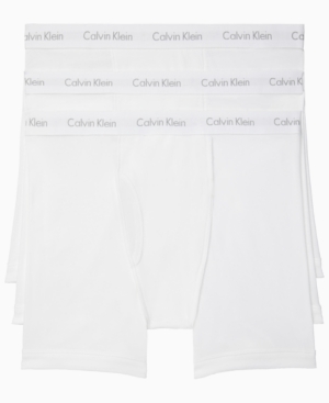 Calvin Klein Men's Big & Tall Cotton Classics 3 Pack Boxer Brief