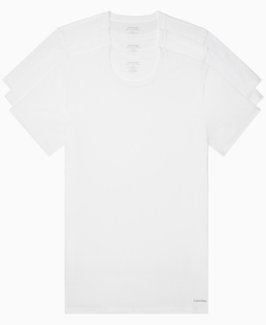 Calvin Klein Men's Big Cotton Classics Crew Neck 3 Pack