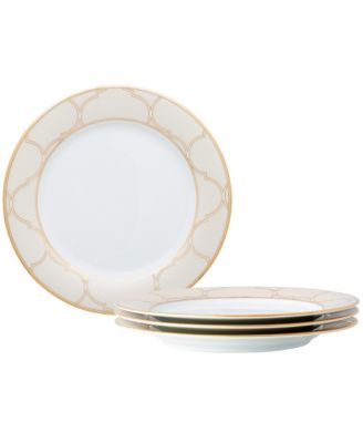 Eternal Palace Gold Set of 4 Accent Plates, 9"