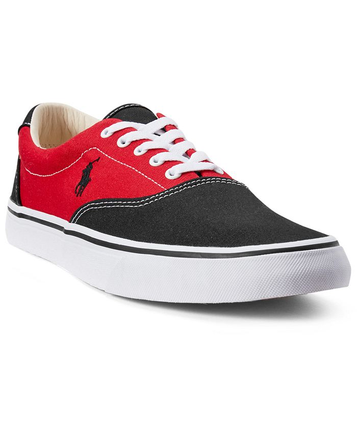 ralph lauren thorton canvas trainers