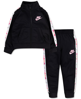 Nike Baby Girls 2-Piece Track Suit Set - Macy's