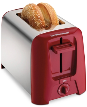 Hamilton Beach 2-slice Toaster With Extra Wide Slots In Red