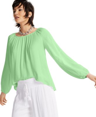 macys green tops