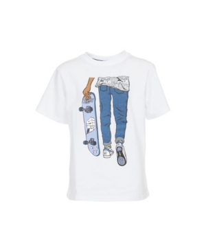 Fila Big Boys Chris Skateboarder Graphic Tee