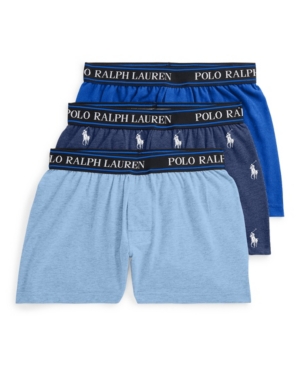 Big Boys Stretch Knit Boxers 3-piece Set