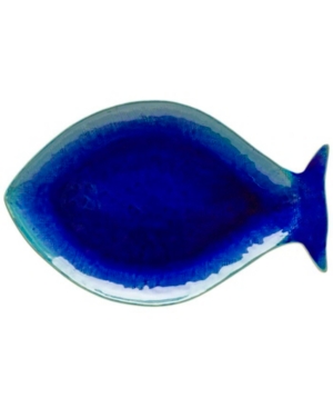Casafina Dori Large Fish Platter 17 Inch In Blue