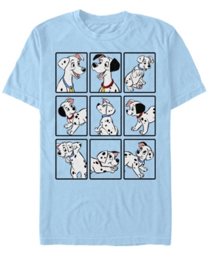 Shop Fifth Sun Men's 101 Dalmations Dalmatian Box Up Short Sleeve T-shirt In Light Blue