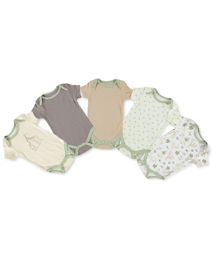 Kyle & Deena Baby Boys or Girls 5Pack Cotton Bodysuits Macy's