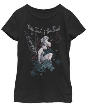 Big Girls Tinkerbell Tink In Fairy Land Short Sleeve T-shirt