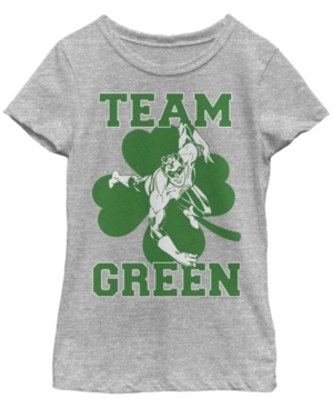 Big Girls Green Lantern Team Short Sleeve T-shirt