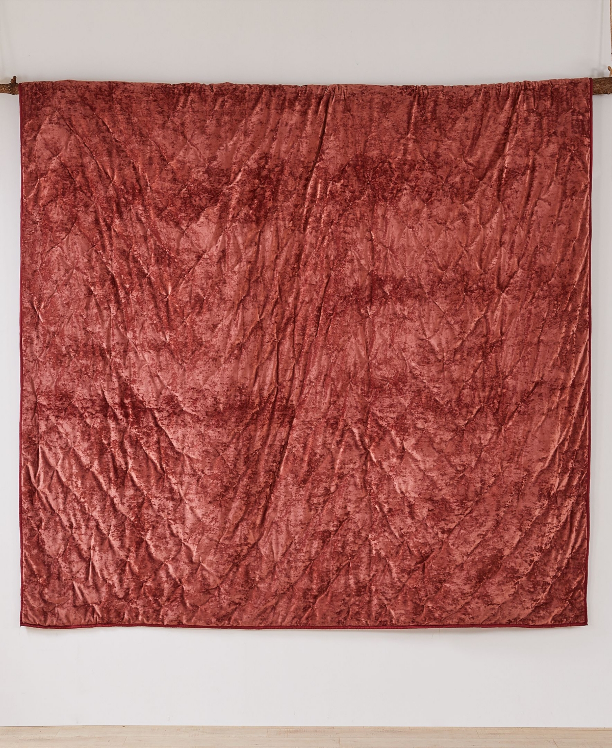 Shop Levtex Abruzzi Velvet Reversible Quilt, Full/queen In Spice