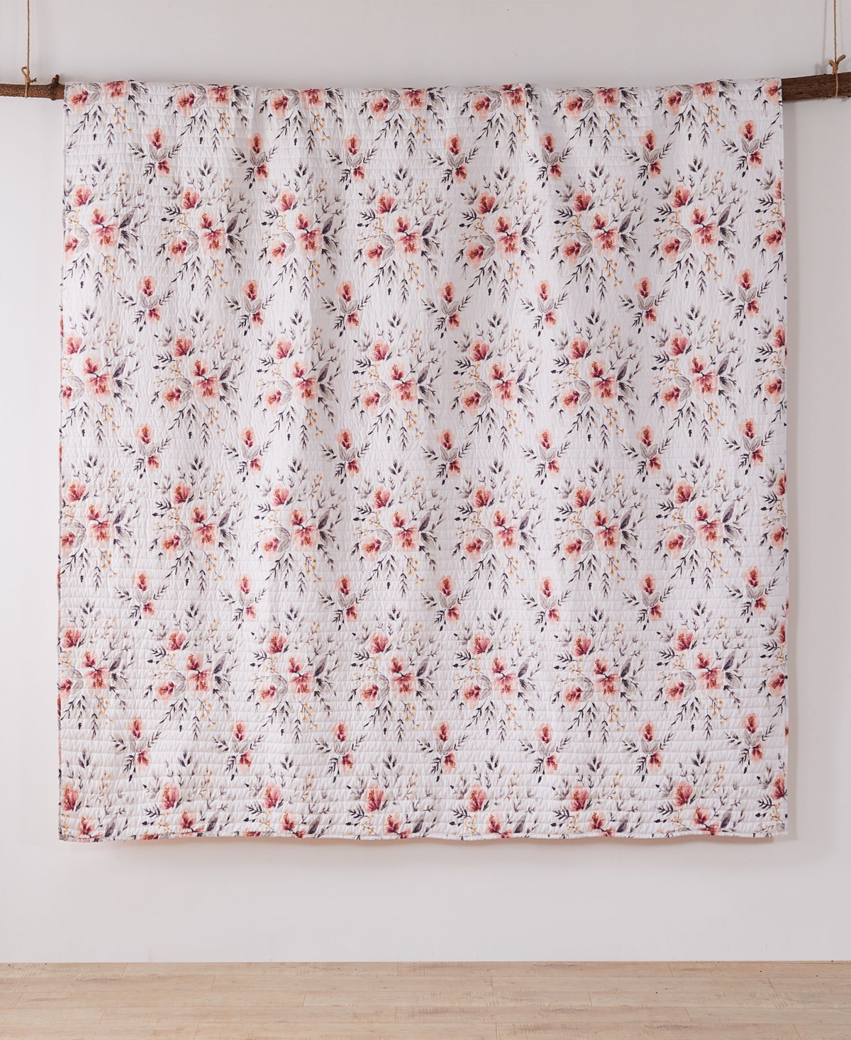 Levtex Adeline Floral Bouquet Reversible 3-Pc. Quilt Set