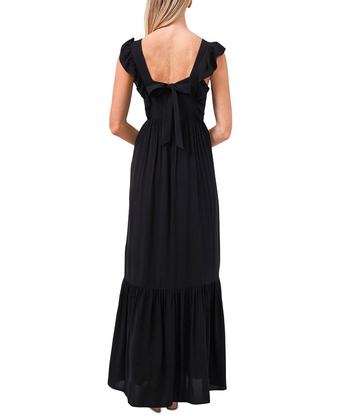 CeCe Petite Ruffled Maxi Dress - Macy's