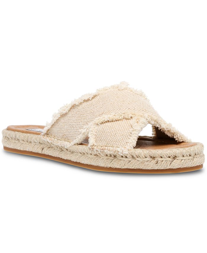 Steve madden espadrille slides sales